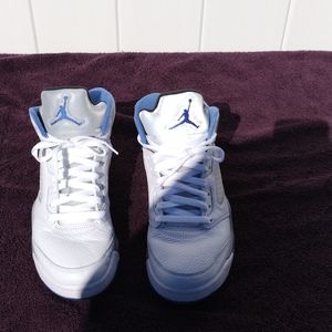 Jordan 5's Size 8 Blue racer